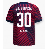 Camiseta RB Leipzig Benjamin Sesko #30 Segunda Equipación Replica 2023-24 mangas cortas